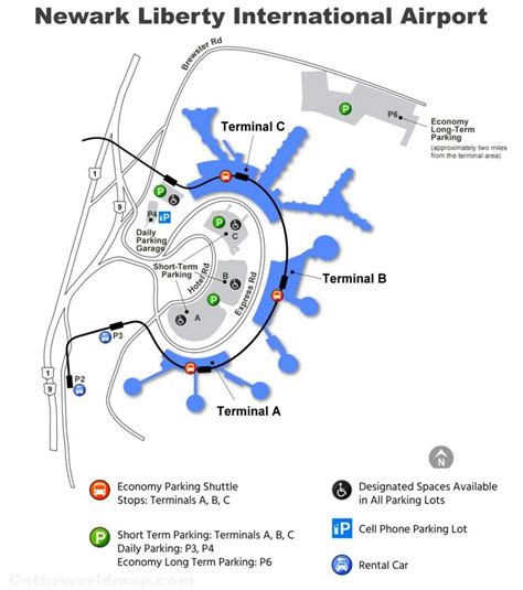 Newark Airport Terminal A Layout