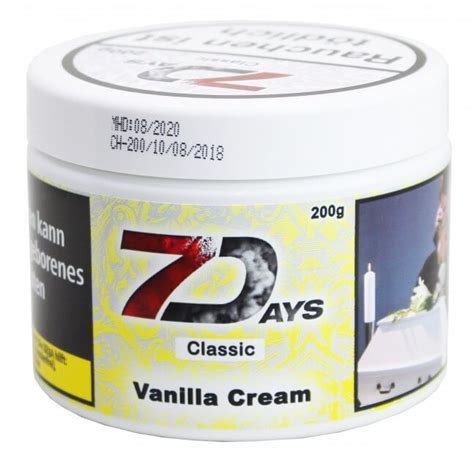 7 Days Tabak Vanilla Cream Classic 200g