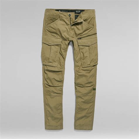 Pantalon Rovic Zip D Regular Tapered Vert G Star Raw