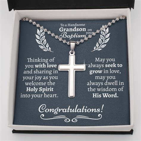 Grandson Baptism T Catholic Baptism T From Etsy