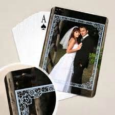 Wedding Playing Cards Favors with my Wedding Photos