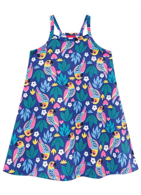 Vestido Infantil Feminino Azul Kyly