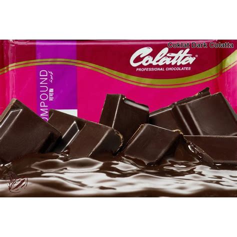 Jual Coklat Batang Colatta Dark Chocolate Compound Coklat Bahan Kue 1