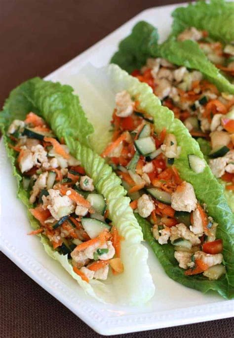 Easy Ground Chicken Lettuce Wraps Recipe At Jackie Simmon Blog