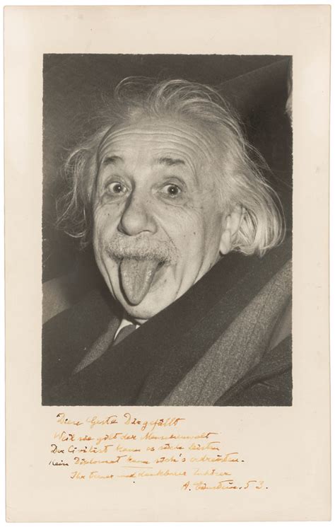 Albert Einstein Signed Photograph Rr Auction