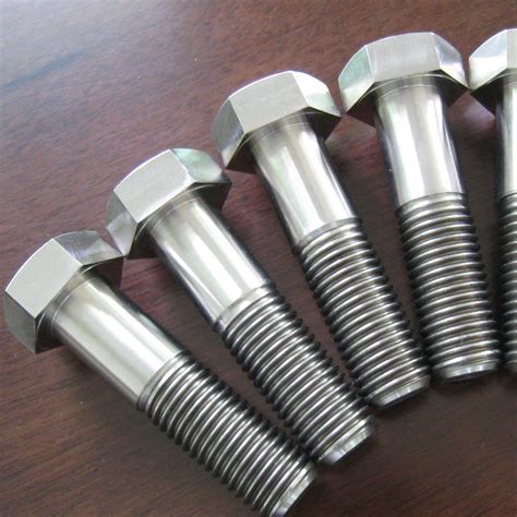 Din Titanium Hex Head Bolt From China Supplier Titanium Bolt And