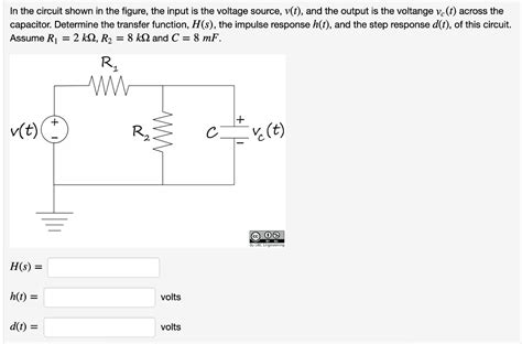 Solved In The Circuit Shown In The Figure The Input Is The Chegg