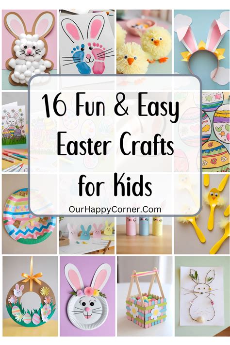 quick  easy easter crafts  kids    entertained