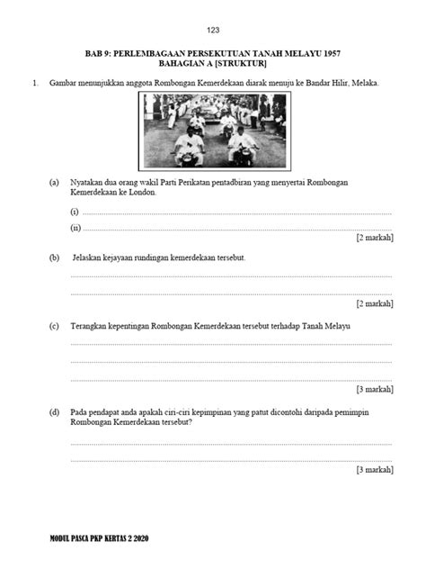 Modul Sejarah T4 Bab 1 10 Jawapan 124 137 Pdf