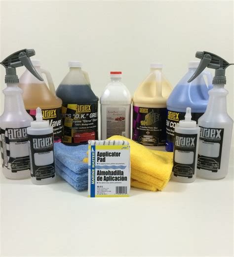 Car Detailing Pro Kit With Leather Cleaner Conditioner Ardex Auto