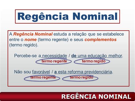 SÓ LINGUAGEM 2021 REGÊNCIA NOMINAL