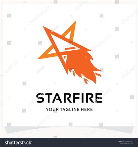 Star Fire Logo Design Template Inspiration Stock Vector Royalty Free