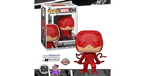 Funko Pop Marvel Daredevil Daredevil Pose De Batalla Exclusivo 954