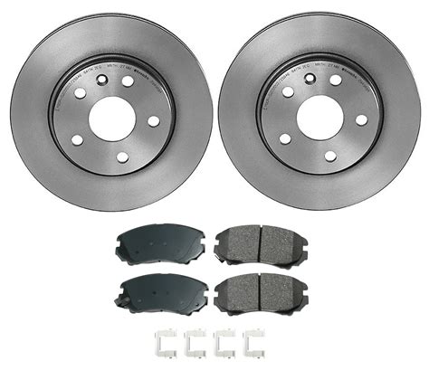 Saab Disc Brake Pad And Rotor Kit Front 296mm Ceramic