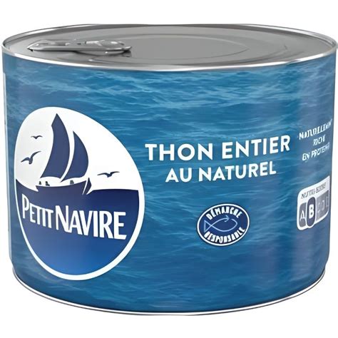 Thon Entier Au Naturel Albacore Petit Navire G Cdiscount Au