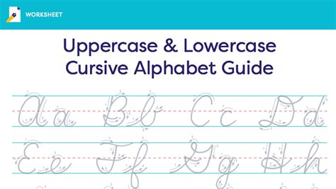 Chart Of Cursive Alphabet