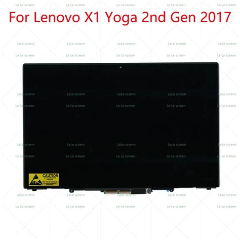 For Lenovo X Yoga Nd Gen Year Wqhd X Lcd Touch