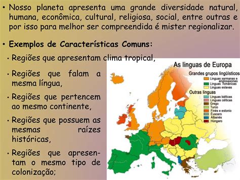 Critérios de regionalização (região) na Geografia | PPTX