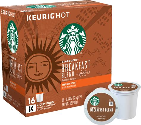 Best Buy Starbucks Breakfast Blend Coffee K Cup Pods Pack