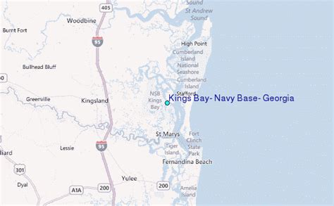 Kings Bay Navy Base Georgia Tide Station Location Guide