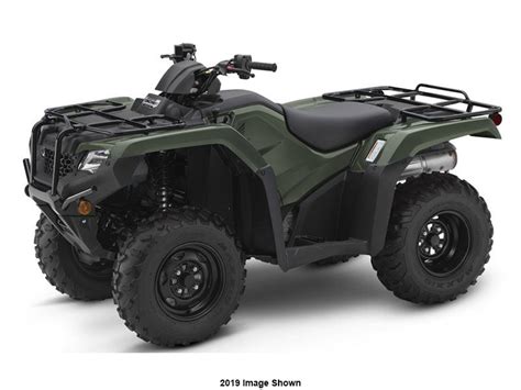 New 2020 Honda Fourtrax Rancher 4x4 Automatic Dct Irs Atvs In Lapeer Mi