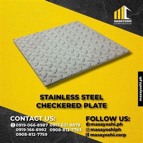 Stainless Steel Checkered Plate Checkered Steel Sheet Chequered