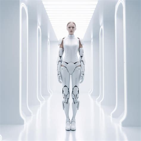 Premium Photo | Future artificial intelligence female Robot models designs