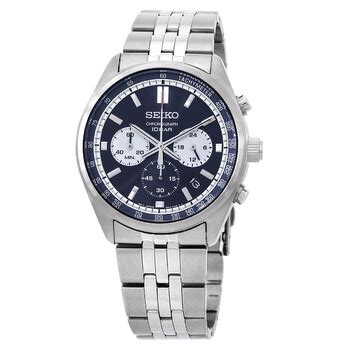 Seiko Chronograph Quartz White Dial Men S Watch SSB425P1 4954628250360