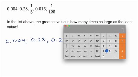 Naming And Ordering Numbers Worked Example Praxis Core Math Khan