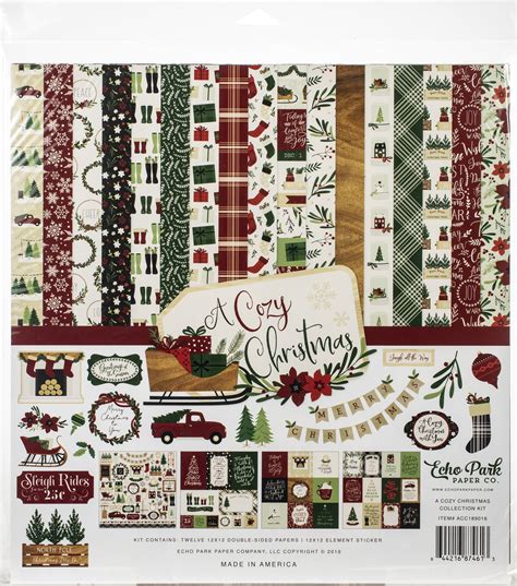 Echo Park Collection Kit 12x12 A Cozy Christmas 644216874613