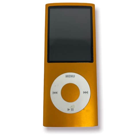 Apple Ipod Nano 4th Gen 16gb Orange Mp3 Audiovideo Player Used Like New Walmartca