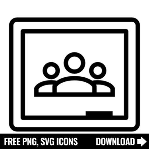 Google Classroom Logo Png Black - Available In Svg Eps Ai Icon Fonts Grey Google Classroom Icon ...