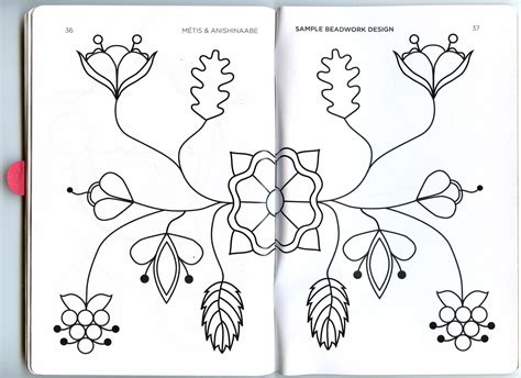 Justseeds Métis And Anishinaabe Beading Templates Volume One