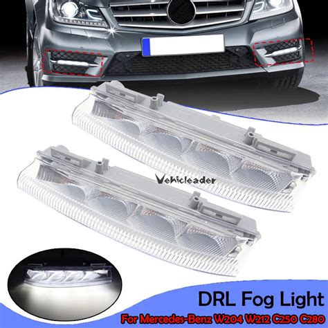 Car Front Left Right Led Drl Daytime Running Lamp Fog Light Signal