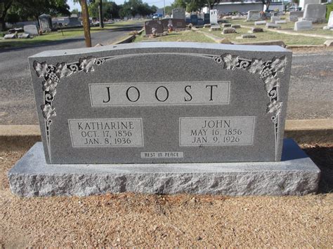 Anna Margaret Katherine Reuther Joost Find A Grave Memorial