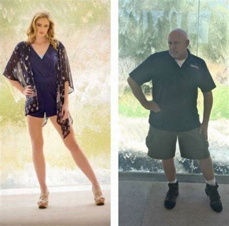 Father Recreates His Daughters Modeling Photo Session And Its Better