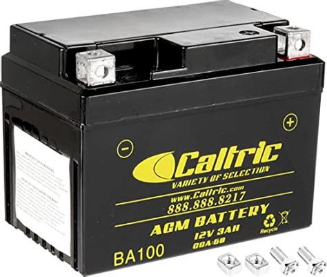 Amazon Caltric YTZ5S AGM Battery Compatible With Honda Grom MTX