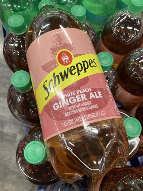 Schweppes White Peach Ginger Ale Rtofizzornottofizz