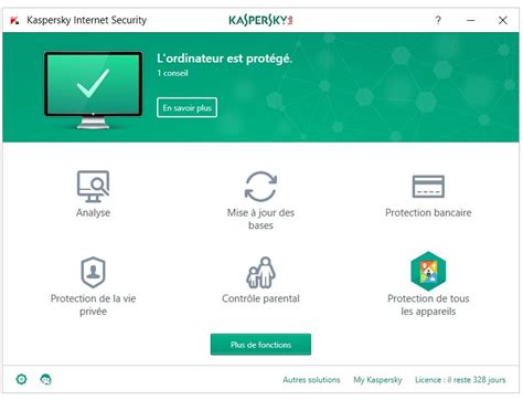 T L Charger Kaspersky Standard Gratuit Windows Clubic