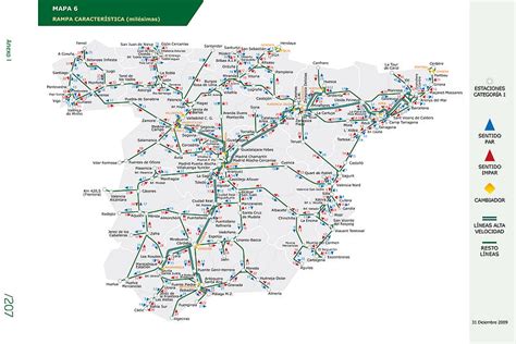 Spain Railway Map And Transport Guide Padeye