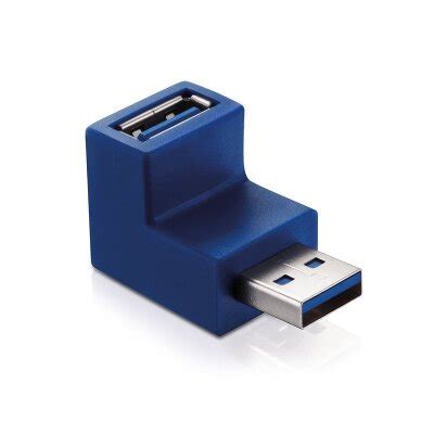 Usb Winkel Adapter Stecker Buchse Typ A Blau