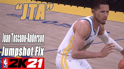 Juan Toscano Anderson Jumpshot Fix NBA2K21 With Side By Side Comparison