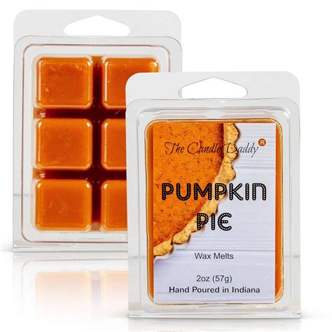 Pumpkin Pie Scented Wax Melts Cubes 2 Ounces 1 Pack