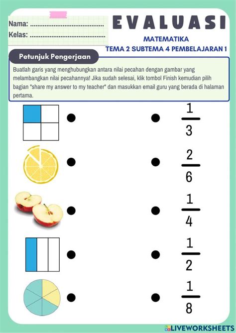 Lkpd Kelas 3 Tema 2 Subtema 4 Pembelajaran 1 Worksheet Belajar Materi Guru Matematika Kelas Tiga