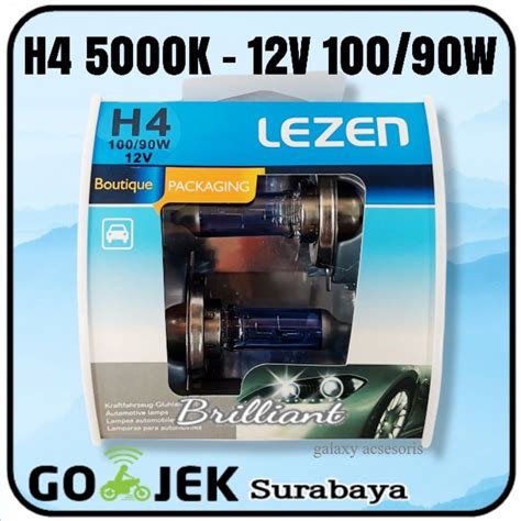 Jual Halogen Bohlam Lampu Xenon Glass Blue 5000K H3 H4 H7 H11 H16