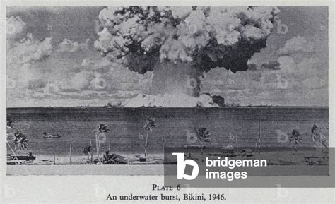 Image Of American Underwater Atom Bomb Test Bikini Atoll Marshall