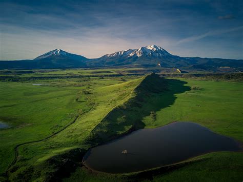Spanish Peaks Colorado Usa Drone Photography