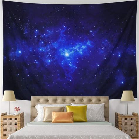 Leofanger Galaxy Tapestry Wall Hanging Landscape Planet Tapestry Space