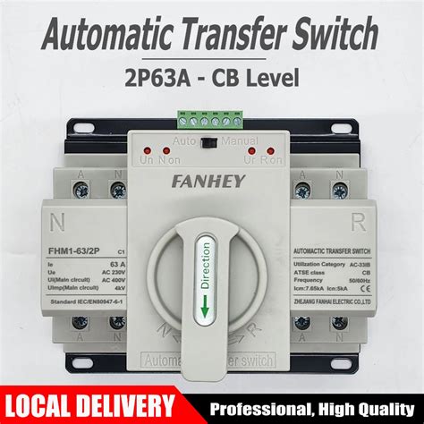 Ats P A V Micro Circuit Breaker Dual Power Automatic Transfer