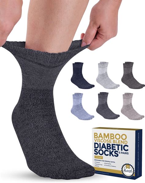 Pembrook Bamboo Viscose Diabetic Socks For Men And Women 6